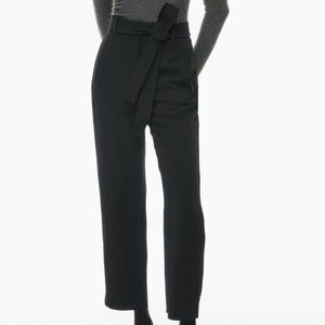 Aritzia Wilfred Tie Front High Waisted Pant